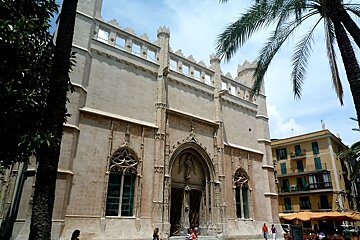 a photo of la llotja palma mallorca majorca