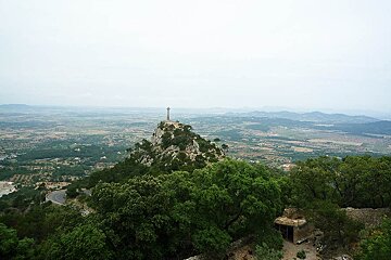 a photo of the view from san salvador sanctuary mallorca majorca