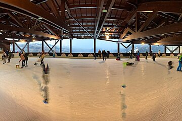 a photo of people ice skating