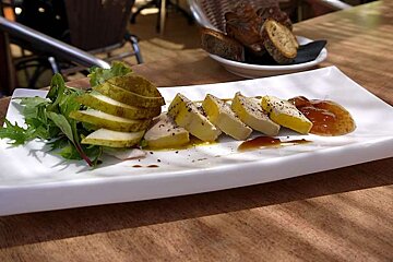 photo of duck pate on a plate