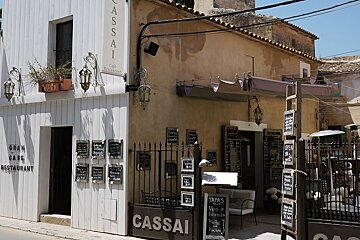 a photo of a cafe in ses salines mallorca majorca