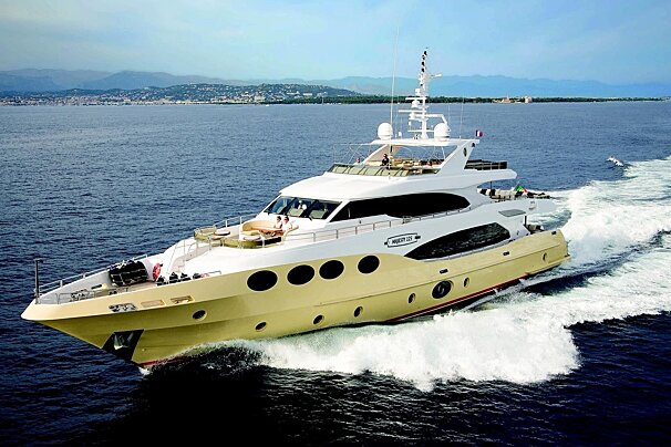A luxurious white and tan 