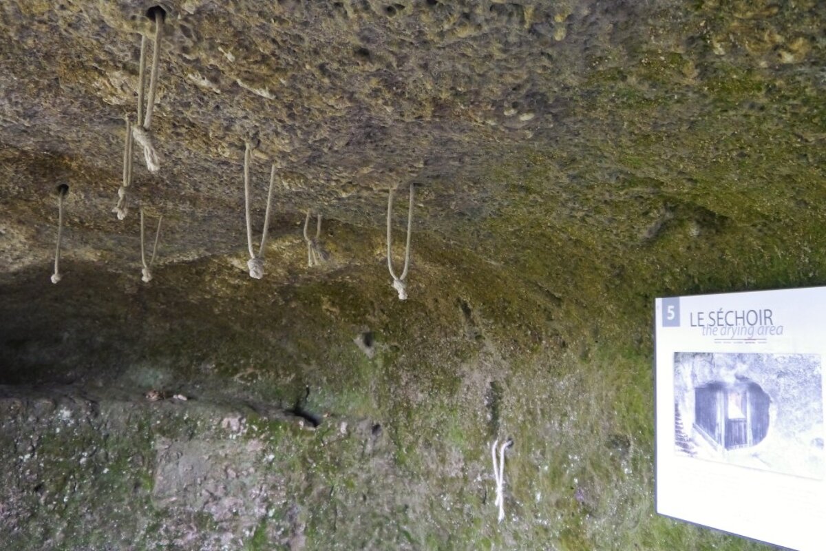 Area for hanging & drying meats