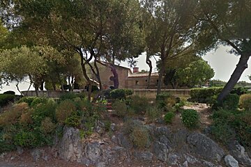 A view of the chapel & lighthouse at cap d'Antibes