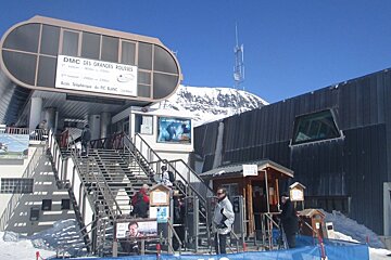 Beginner skiing in Alpe d'Huez 2018