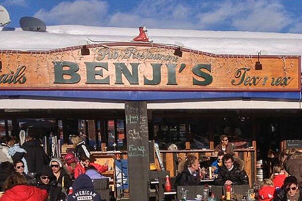 Benji's Pub Restaurant, Les Arcs 1800 restaurant terrasse