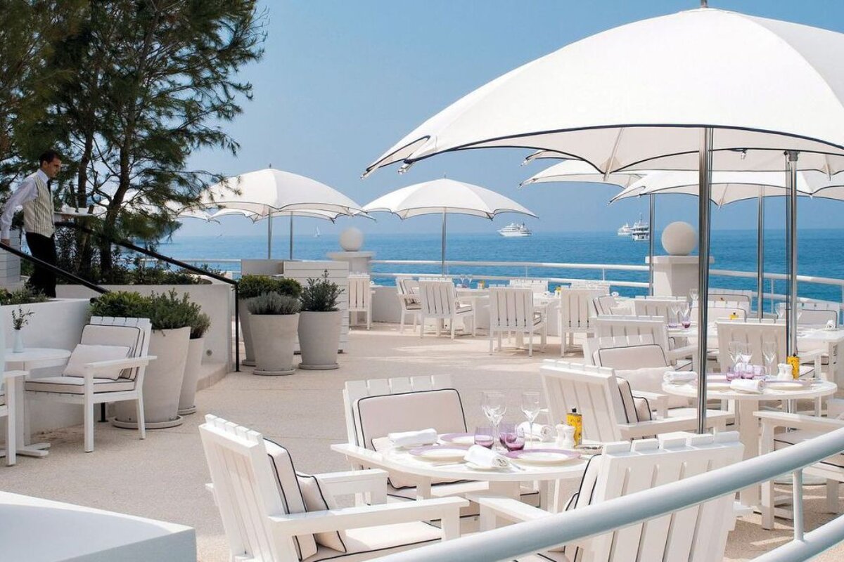 terrace at Elsa in monaco