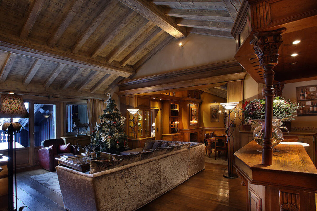 Le Lana Hotel, Courchevel living-room