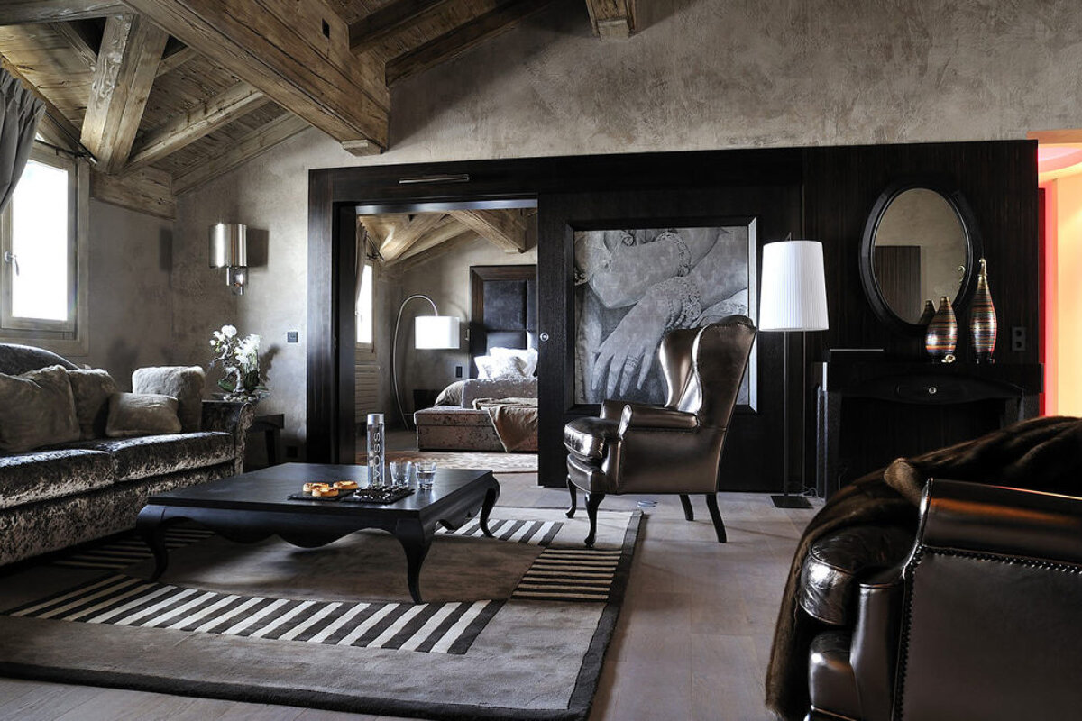 Le Lana Hotel, Courchevel living-room