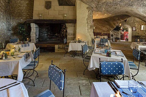 Le Mas d'Aigret Restaurant, Les Baux interior