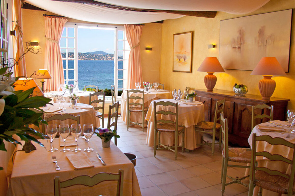 Restaurant La Ponche, Saint Tropez interior