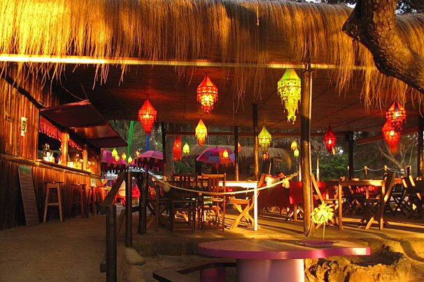 image of an outdoor bar