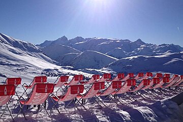 Le Signal 2108 Restaurant, Alpe d'Huez restaurant terrasse