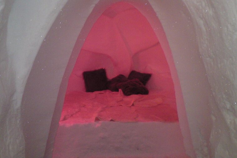 A Visit to the Igloo Village in Arc 2000