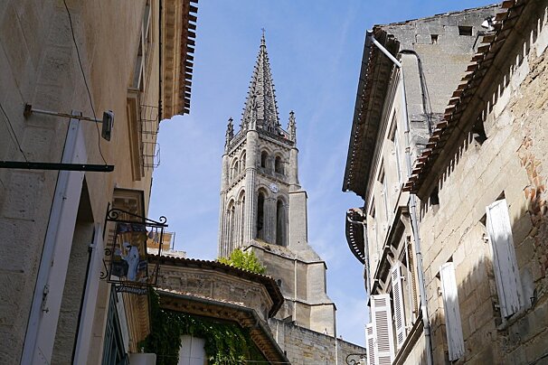 Clocher de l'Eglise Monolithe Church Tower, Saint Emilion