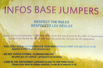 Chamonix Base Jump Rules