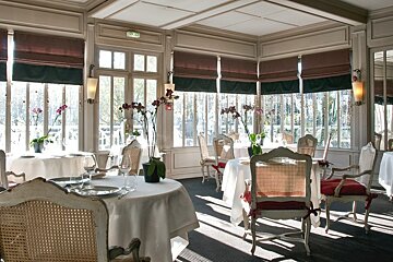 La Grand'Vigne Restaurant, Martillac interior