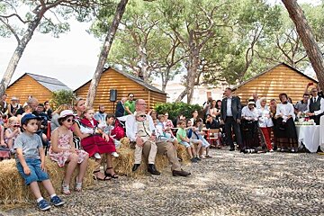 Monaco royals celebrate local culture