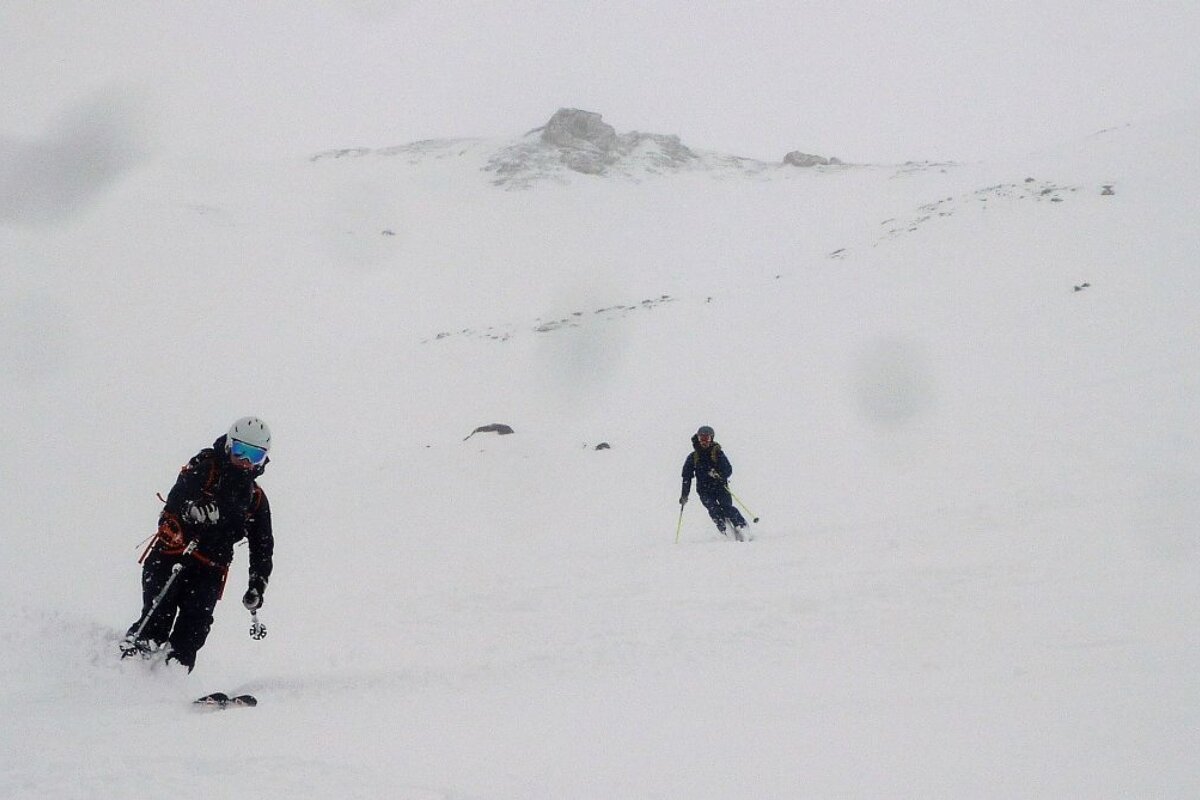 Winter returns to Val d'Isere in March