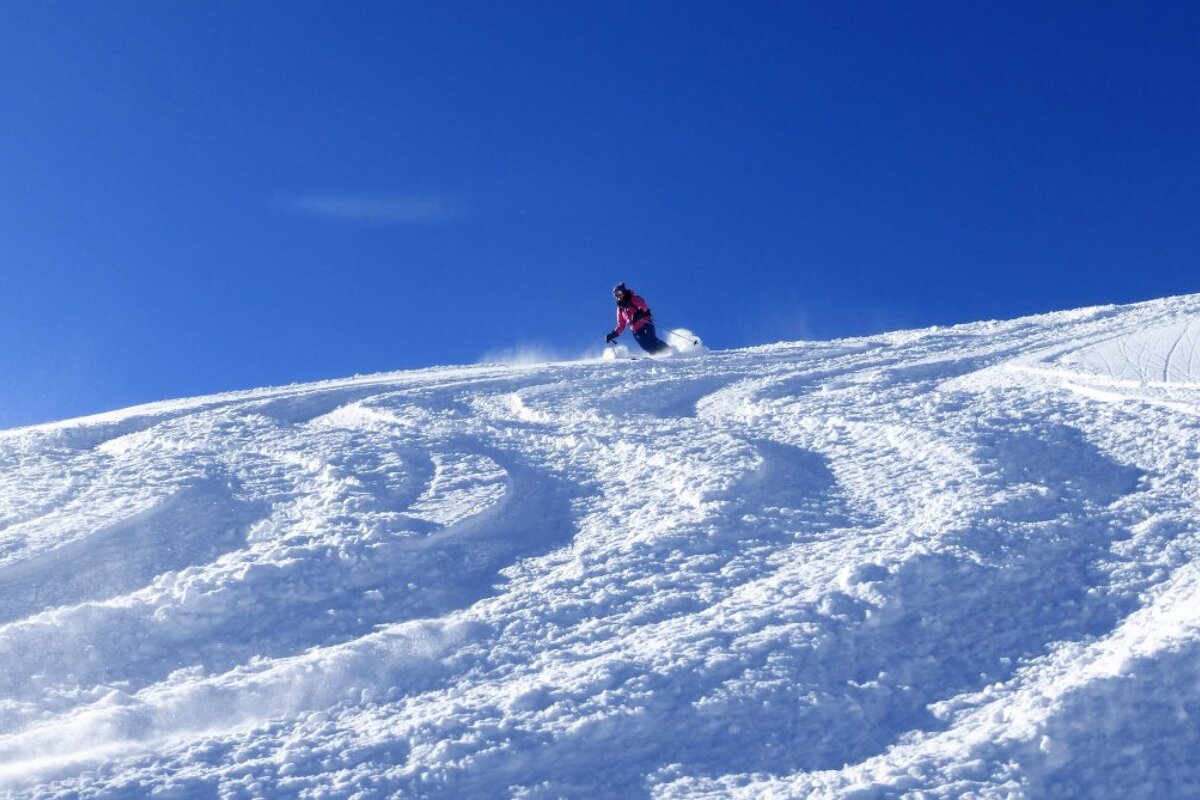 Winter returns to Val d'Isere in March