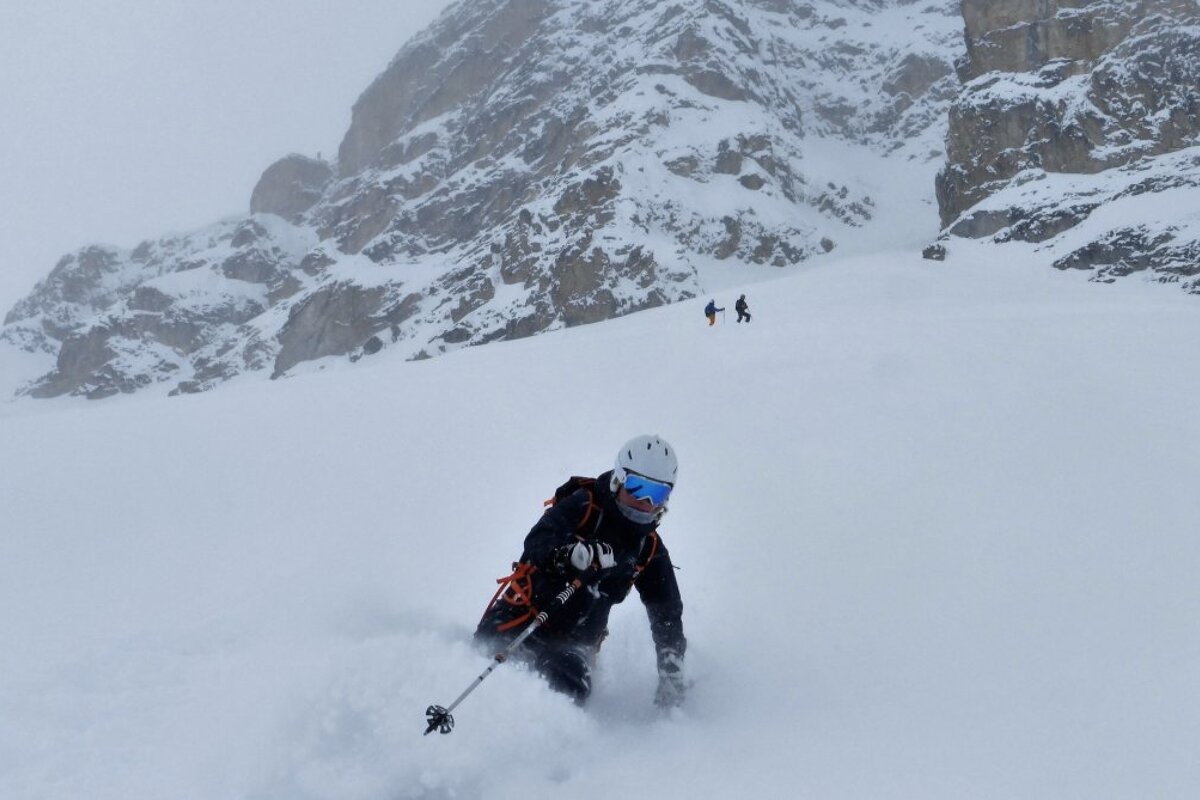 Winter returns to Val d'Isere in March