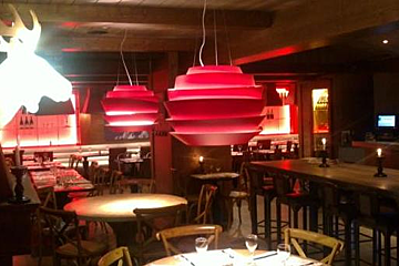 Le Refuge Restaurant, La Plagne Centre interior