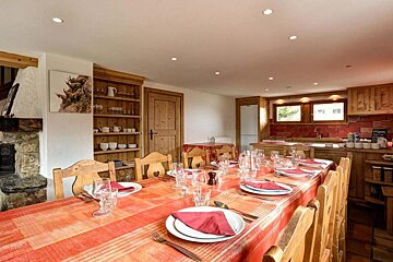 Elodie Chalet, Meribel - Mottaret dining room