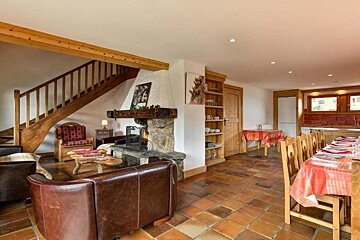 Elodie Chalet, Meribel - Mottaret dining room