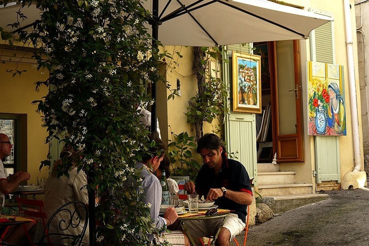 Cafes & art, Mougins