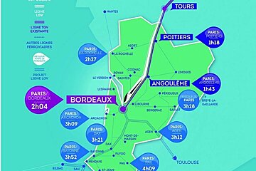 Hollande inaugurates Tours-Bordeaux train line