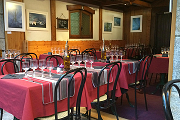 Le Bartavel Restaurant, Chamonix interior