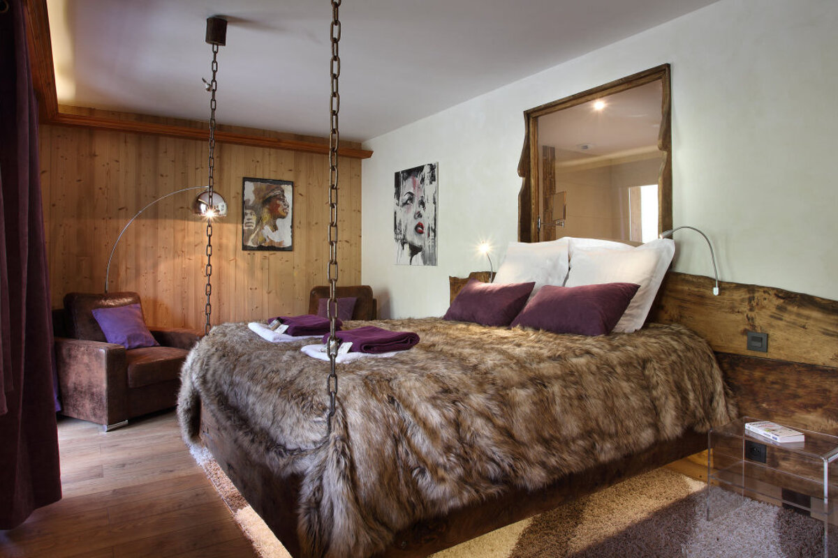 Purple Chalet, Les Menuires double room