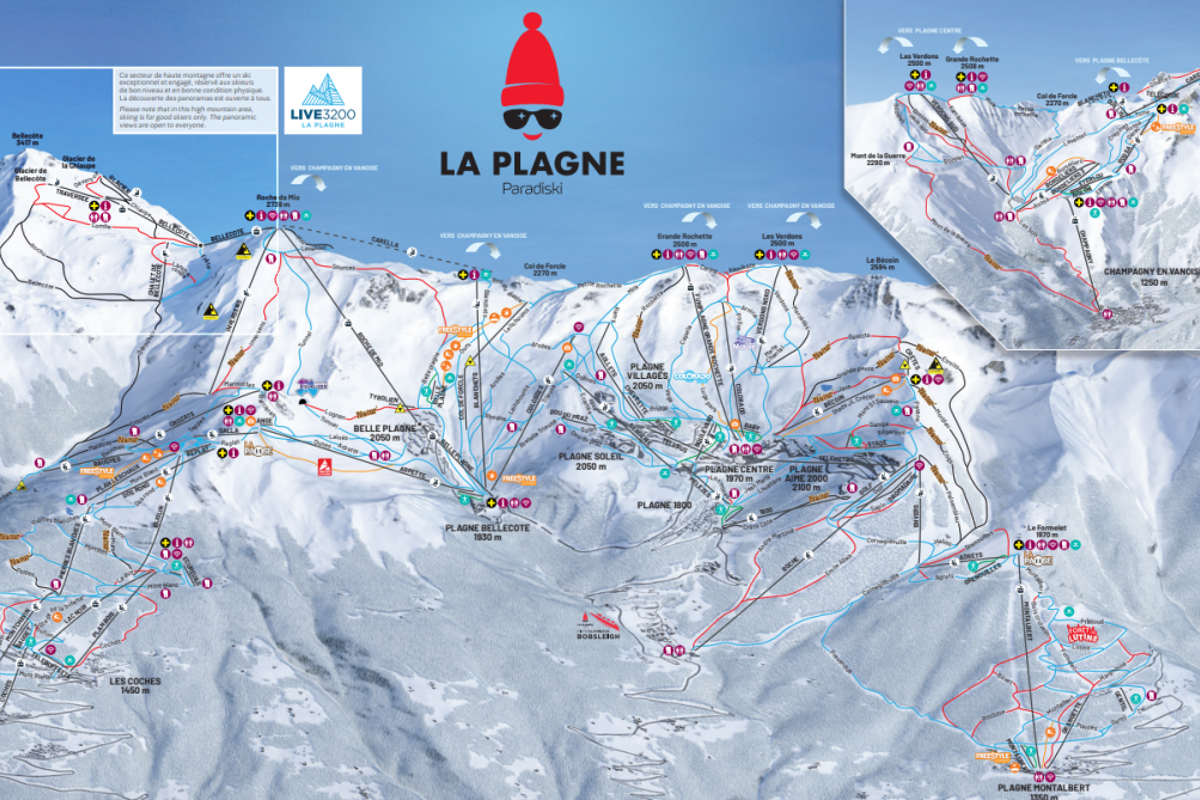 About La Plagne Maps
