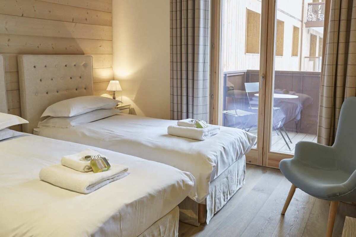Cygnaski Apartment, Val d'Isere - Centre twin room