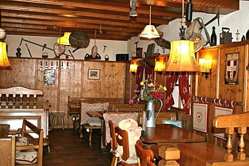 Le Barillon Restaurant, Champagny interior