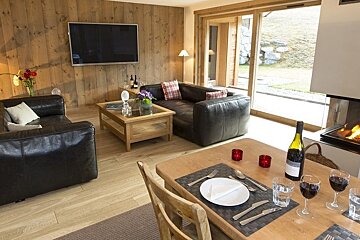 L'Eterlou Chalet, Courchevel Moriond 1650 lounge