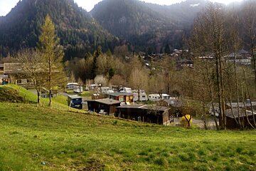 a pretty looking camping area in St Jean d'Aulps