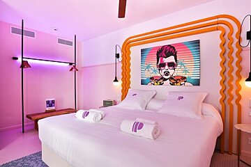Paradiso Ibiza Art Hotel, San Antonio double bedroom