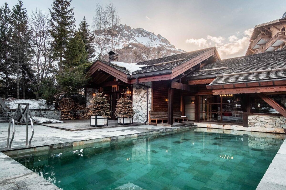 Pool at the Clarins Spa