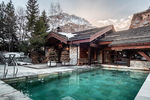 Pool at the Clarins Spa