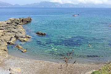 a small bay in the north east of Mallorca