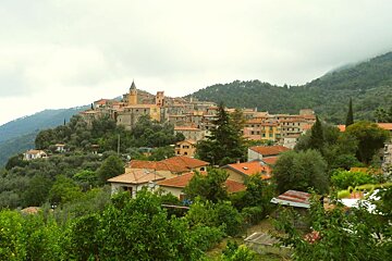 a village in Nice on a hilltop