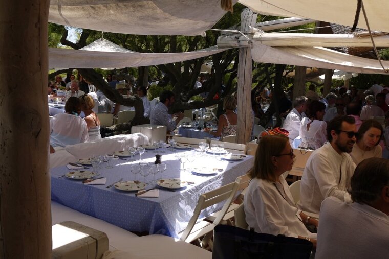 Le Club 55 Beach Club, Saint Tropez restaurant