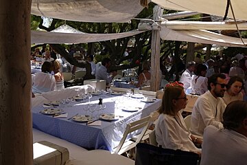 Le Club 55 Beach Club, Saint Tropez restaurant