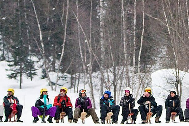 Night Sledging, Avoriaz