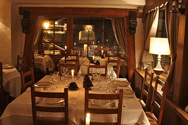 Le Genepi Restaurant, Courchevel 1850 interior