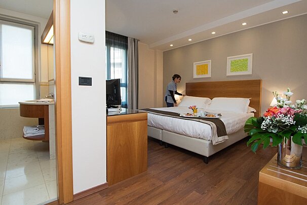 Royal Falcone Hotel, Monza double bedroom