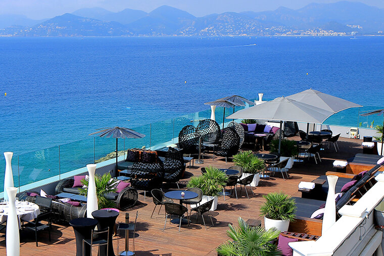 Blu 1835 Hotel & Thalasso, Cannes terrace