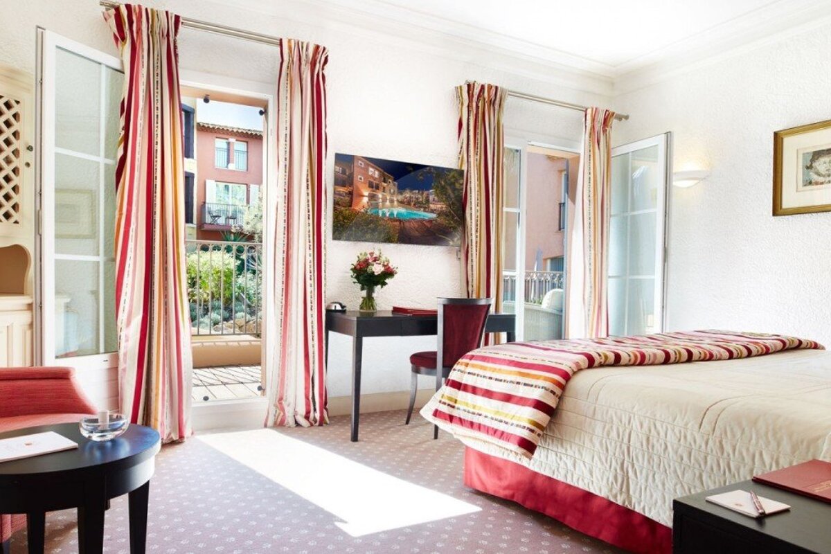 Byblos Hotel, Saint Tropez double bedroom