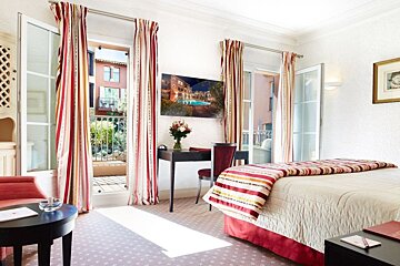 Byblos Hotel, Saint Tropez double bedroom